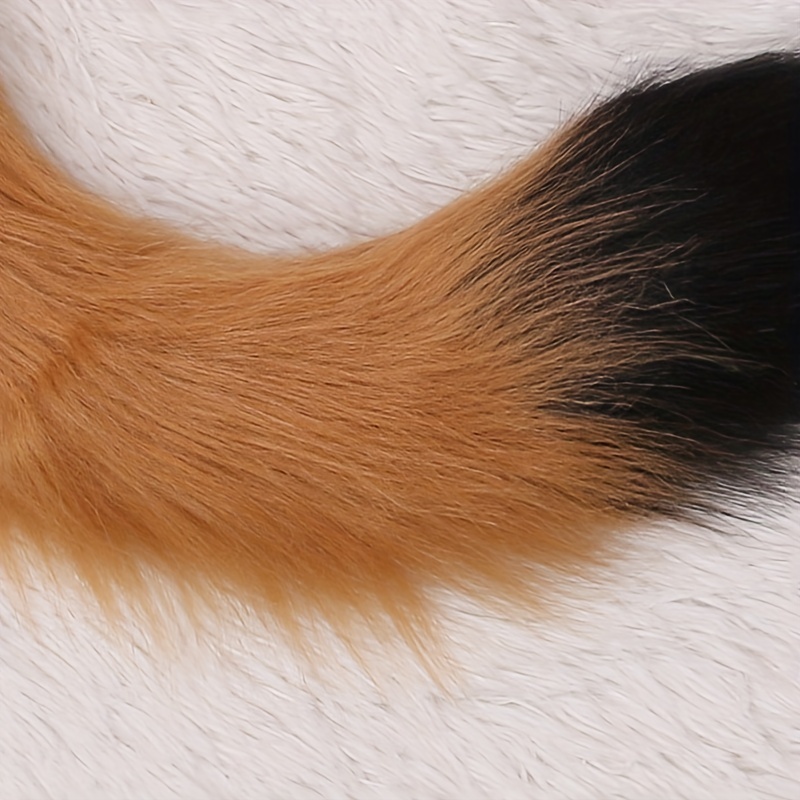 Fox Cosplay Accessories Ears Hair Clip and Tail Set