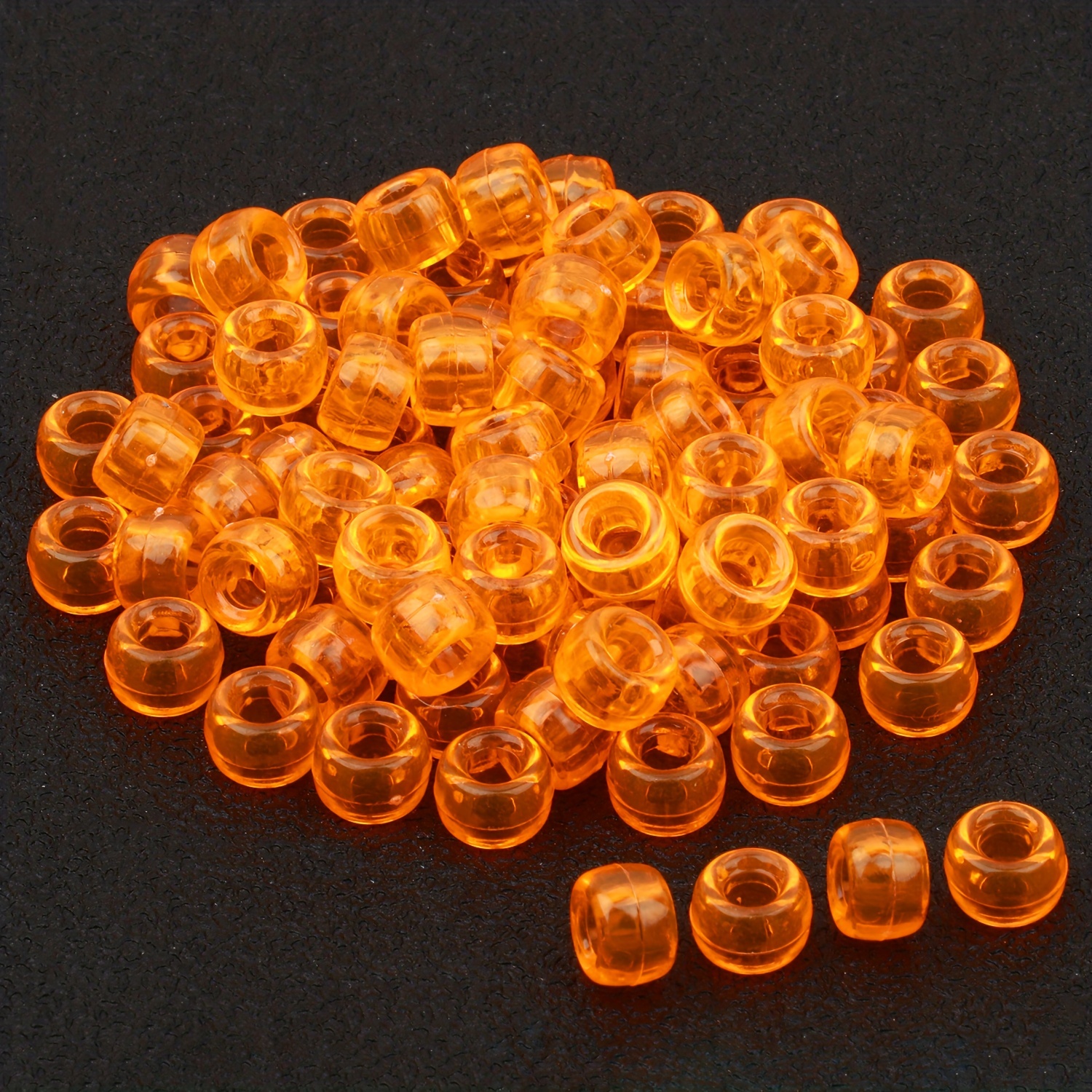 Bag Pony Beads Bulk Transparent Colorful Beads For Jewelry - Temu