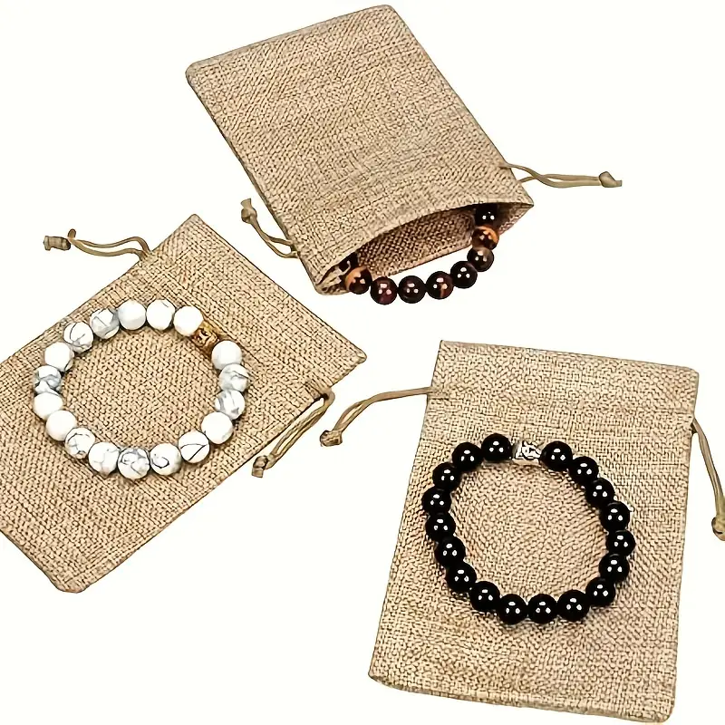 Stylish Burlap Jewelry Bags With Drawstring, Perfect For Gift Storage And  Diy Crafts, Cheapest Items Available, Small Business Supplies, Jewelry  Packaging Bag, Wedding Gift Bag, Wedding Decor, Birthday Gift Bag, Party  Favors 