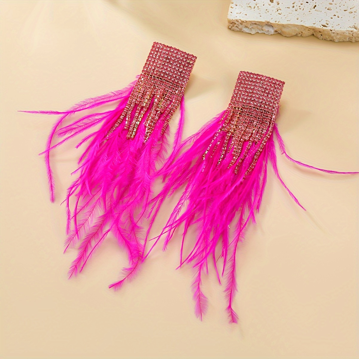 colorful-feather-design-shiny-rhinestone-inlaid-dangle-temu-portugal