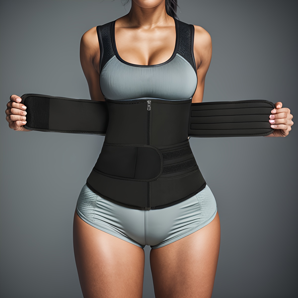 Women's Neoprene Waist Trainer Workout Trimmer Belt Sauna - Temu