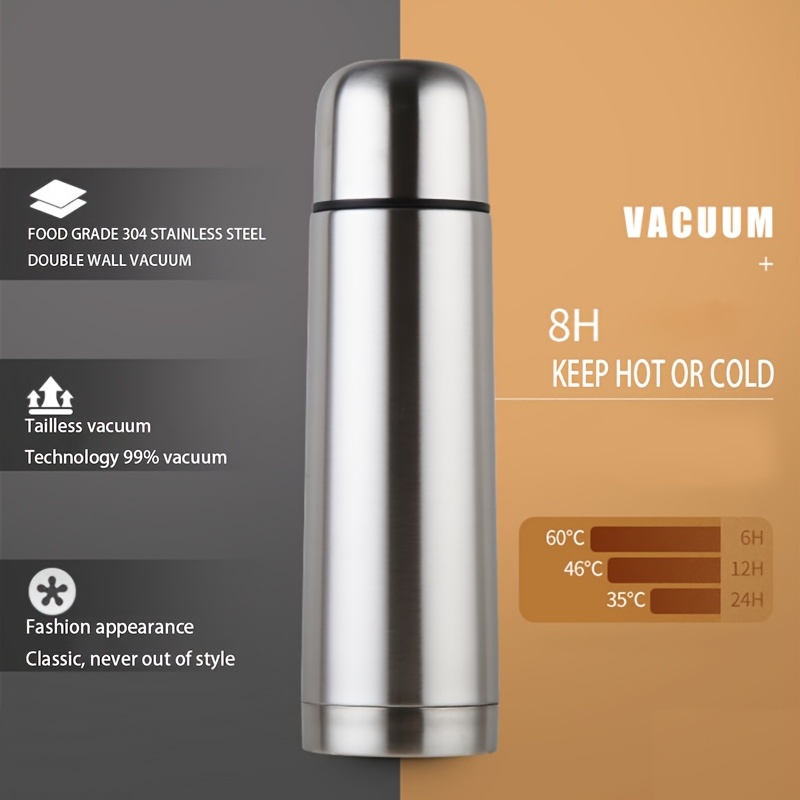 Stainless Steel Thermos Vacuum Hot Water Flask Large Capacity