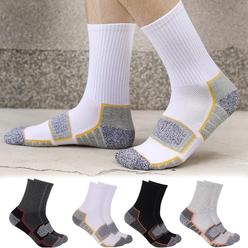 Men's Ankle Socks Sports Socks Cotton Cushioned Breathable - Temu