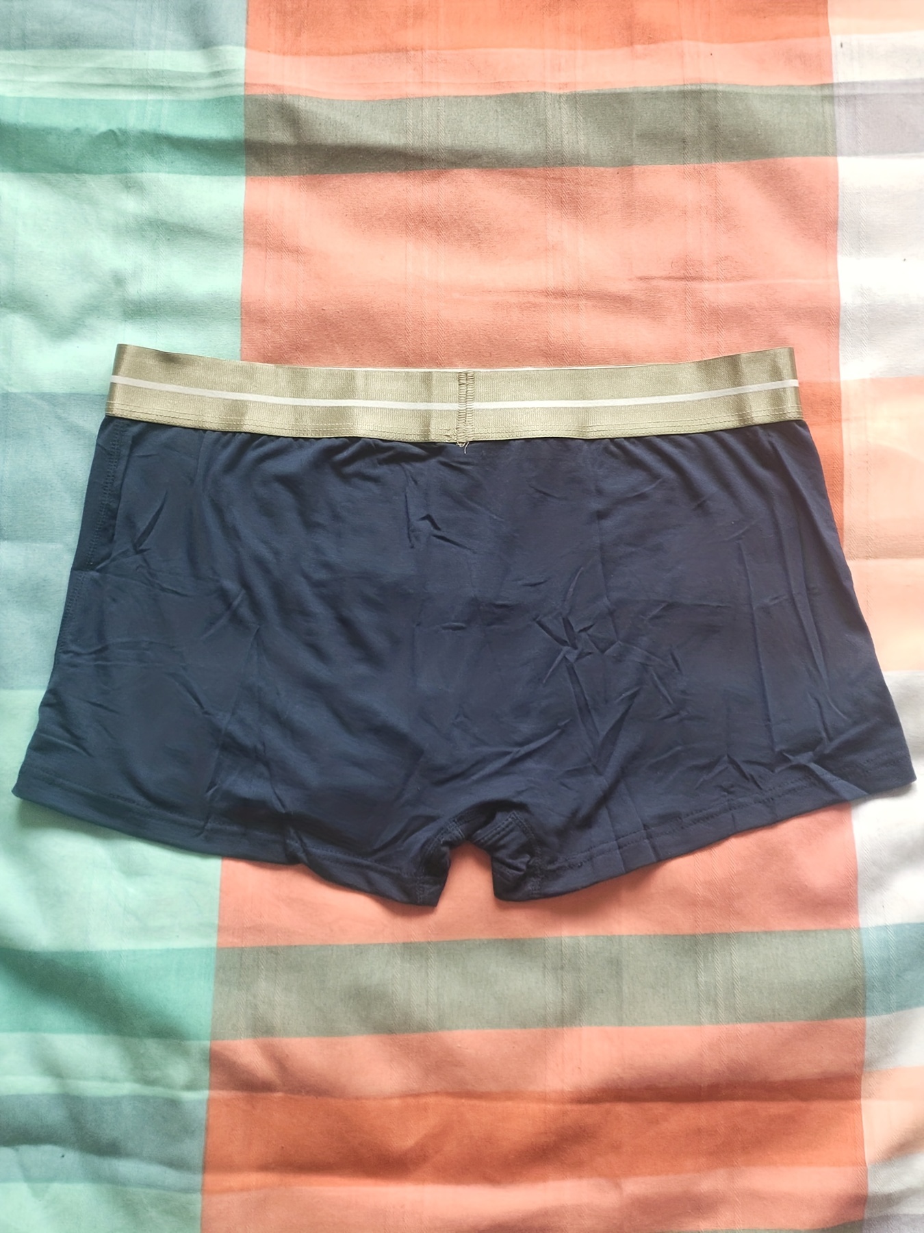 1pc Men's Breathable Separate Pouch Boxer Briefs Underwear - Temu