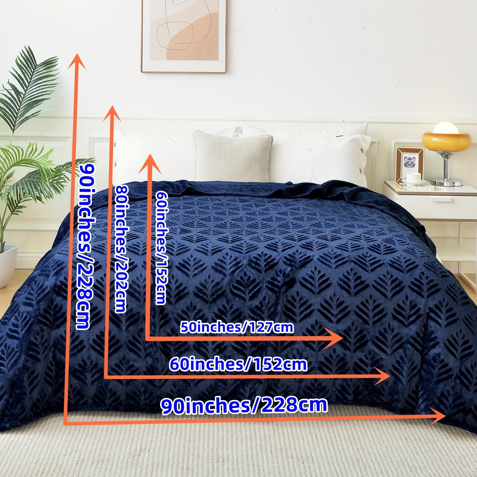 Soft Thick Winter Warm Blanket Flannel Fleece Quilt Comforter