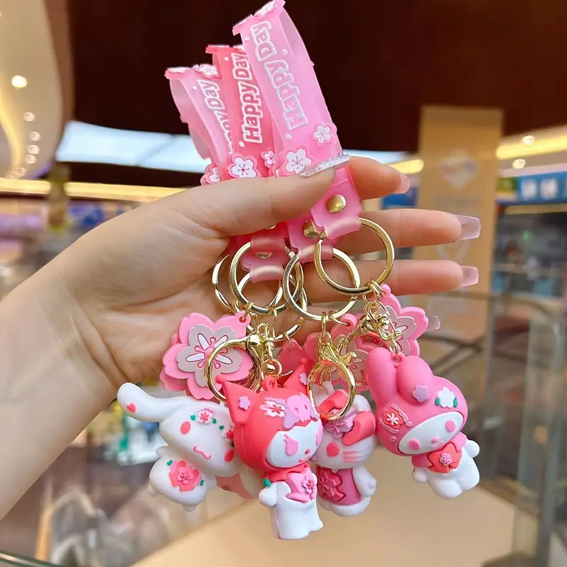 Carino Kawaii Hello Kitty Accessori Anime Portachiavi Adorabile
