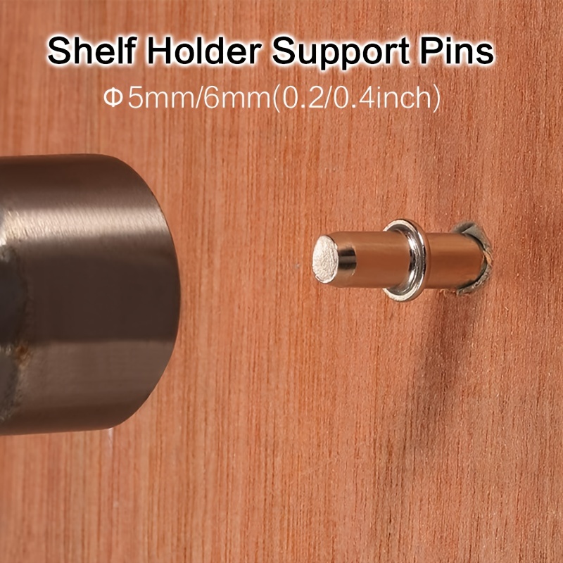 120pcs Shelf Support Pegs,Shelf Support,Metal Shelf Pegs,Shelf Support  5MM,5 Styles Pegs for Furniture Cabinet Cupboard Shelf