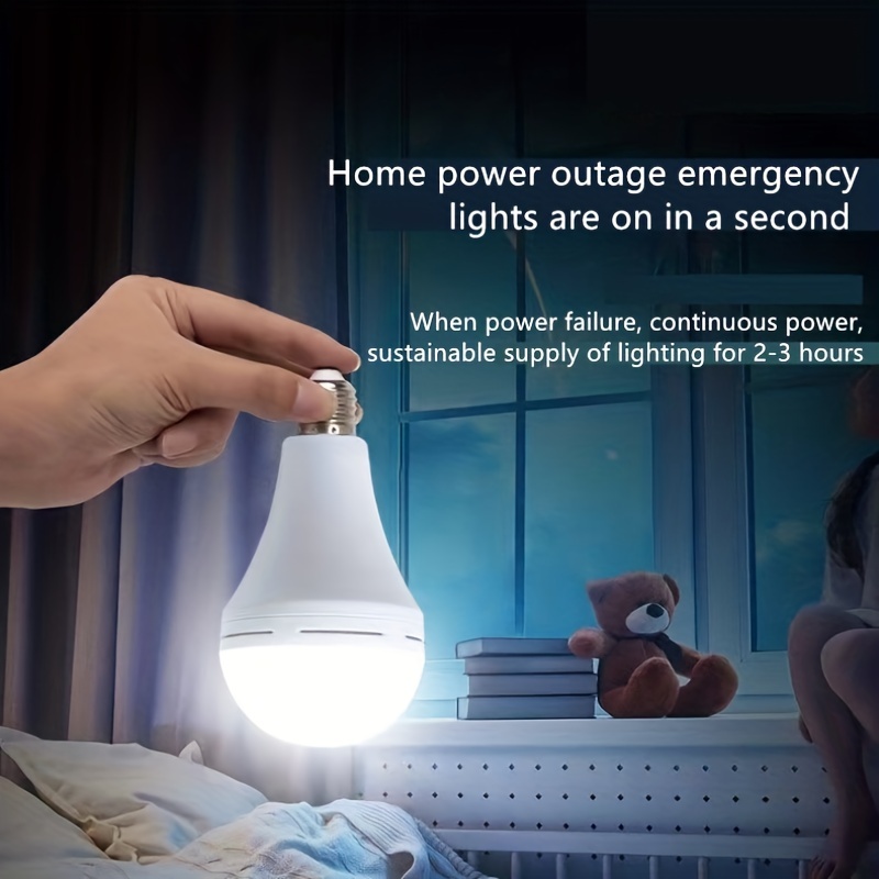 Home Emergency Auto Power Failure Outage Light Rechargeable Night Light US  Plug