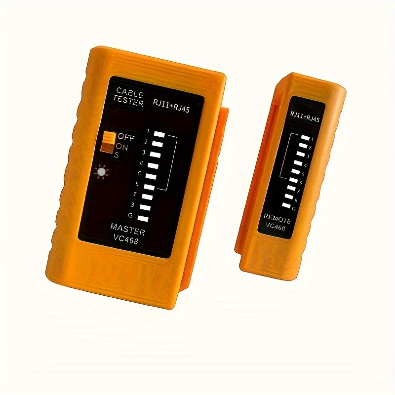 ANENG M469D Network Cable Tester Pairing Instrument for RJ11 RJ45 Telephone  Lines with Indicator, On-off Checking/ Shielded Network Cable/  Long-distance Testing 