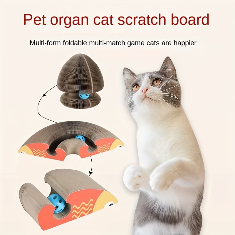 Paper Magic Organ Cat Scratching Board Cat Scratch Board with Bell
