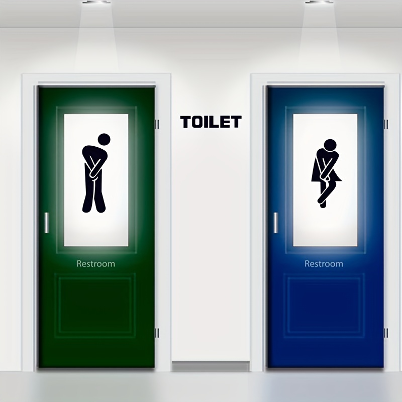 Bricolage Amovible Homme Femme Toilettes Toilettes Salle de Bains