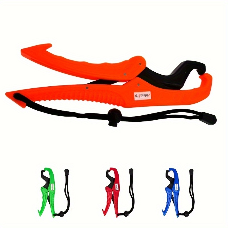 Brifit Fishing pliers with fish lip Clamp Saltwater resistant Fishing tools  Fishing equipment with rubber grip Lanyard Outdoor fishing equipment Men's  fishing gifts 釣魚用品工具 魚嘴夾+釣魚钳