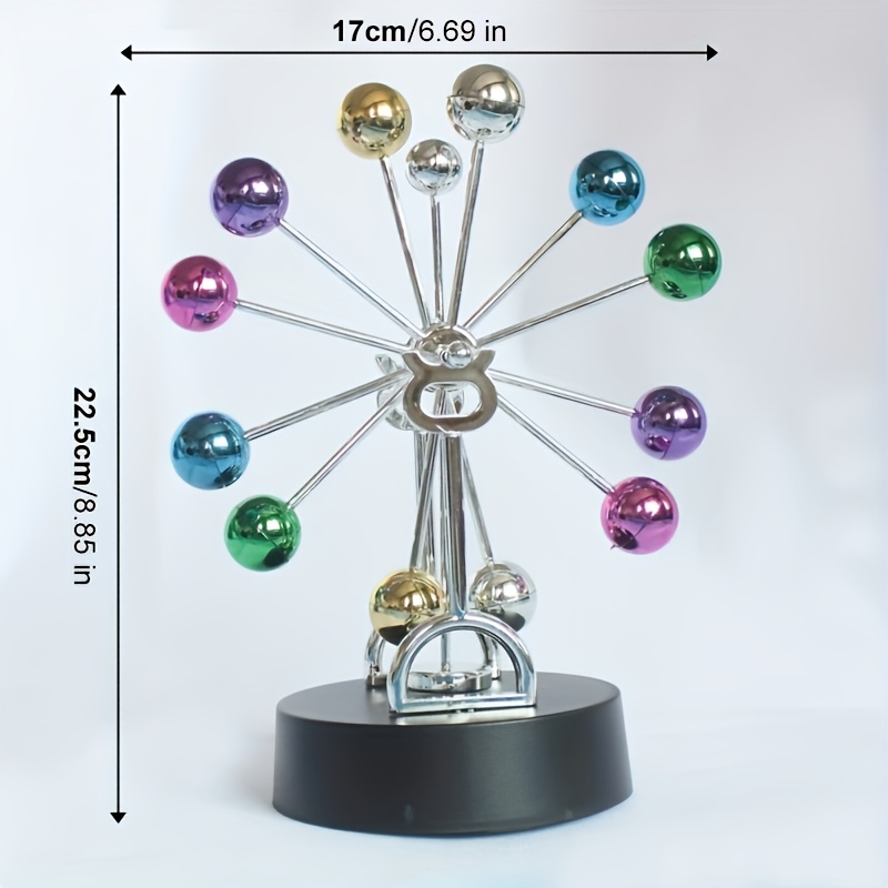 1pc Creative Office Gift Colorful Ferris Wheel Perpetual Motion ...