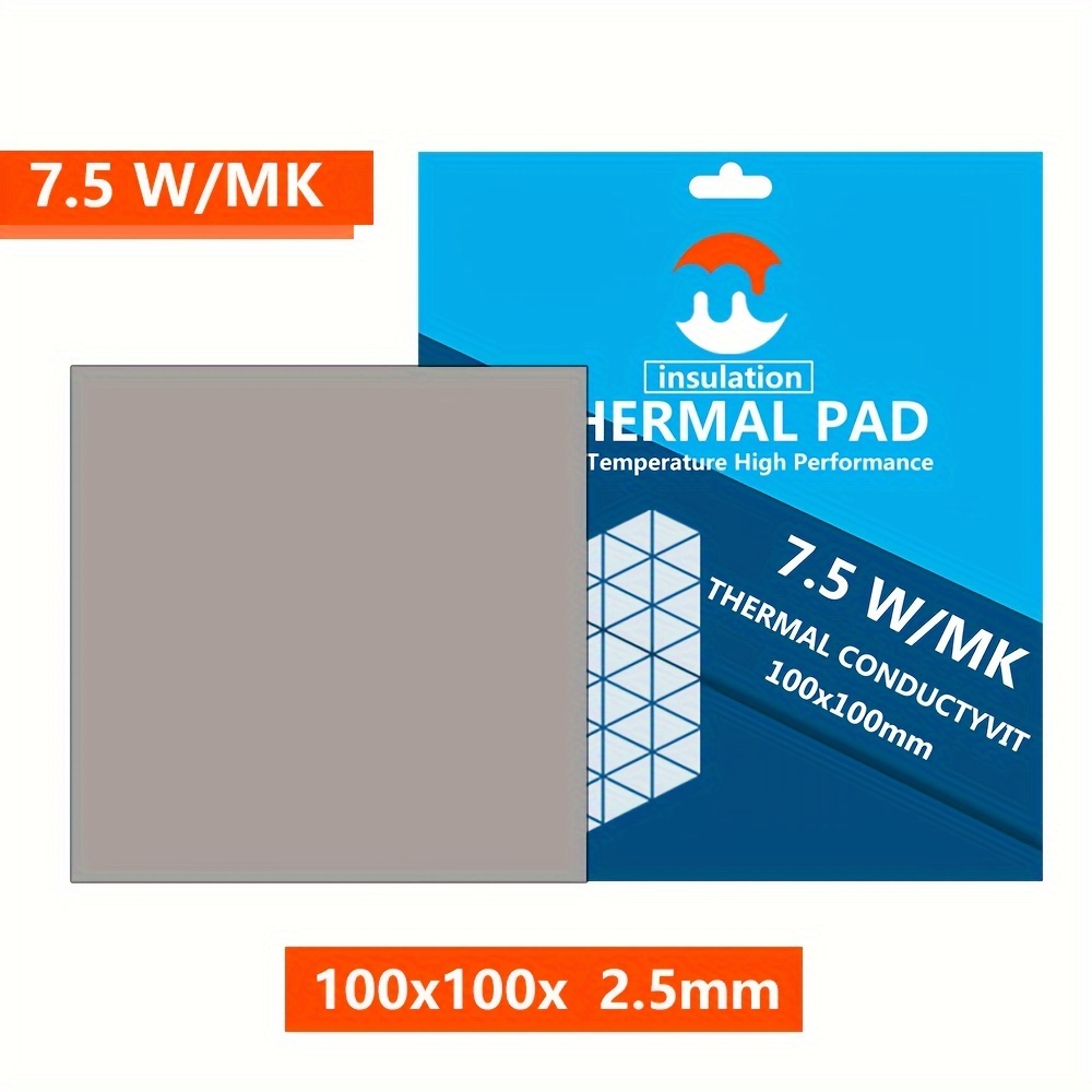 Conductivity 6.0 W/Mk Heat Resistant Silicone Thermal Pads for