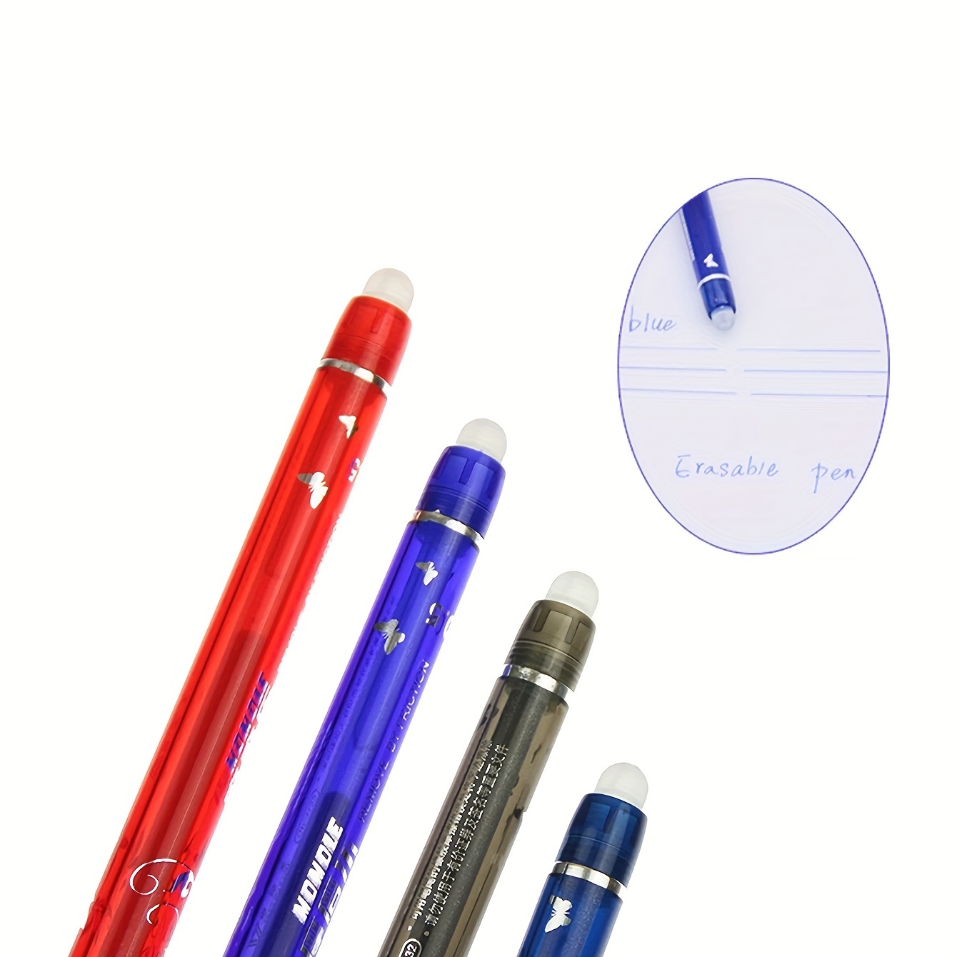 23pcs Set Penne Cancellabili Manico Lavabile Nero Blu Rosso Inchiostro Penna  A Gel Scrittura Ricariche Forniture Cancelleria Ufficio E Scuola, Acquista  Ora Offerte A Tempo Limitato