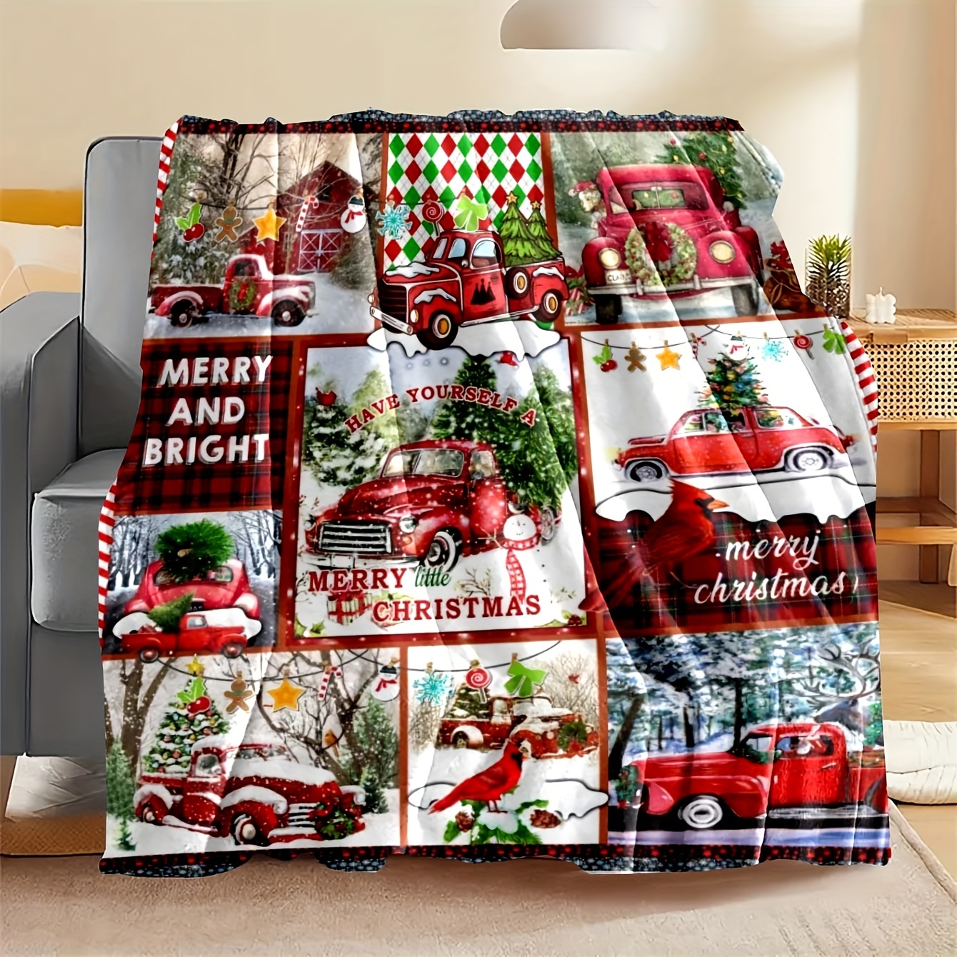 Party Blanket Christmas Gift Blanket Gift Family Friends Temu