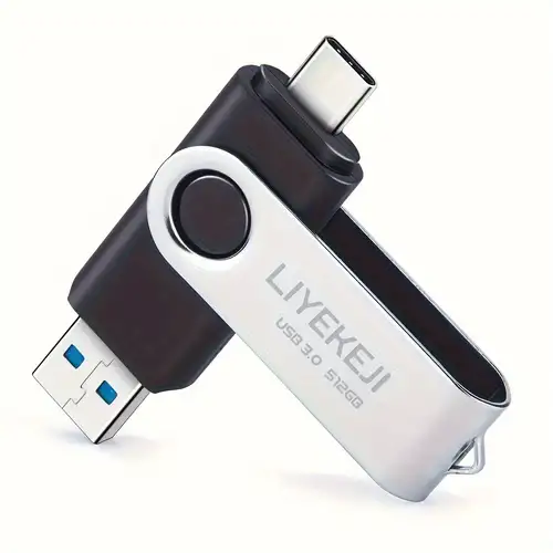 Clé USB Pour IPhone, Métal Durable 2 En 1 Photo Stick, 128 Go 256