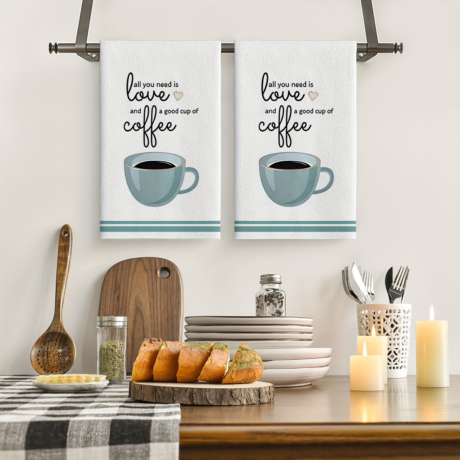 All You Need A Good Cup Of Coffee Kitchen Towel