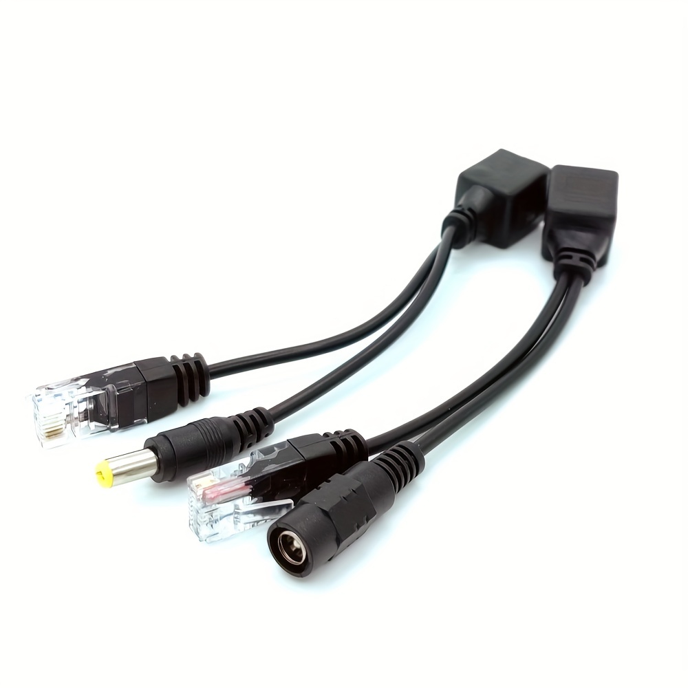 Power Over Ethernet Passive POE Injector Splitter Adapter Cable for CCTV  Camera