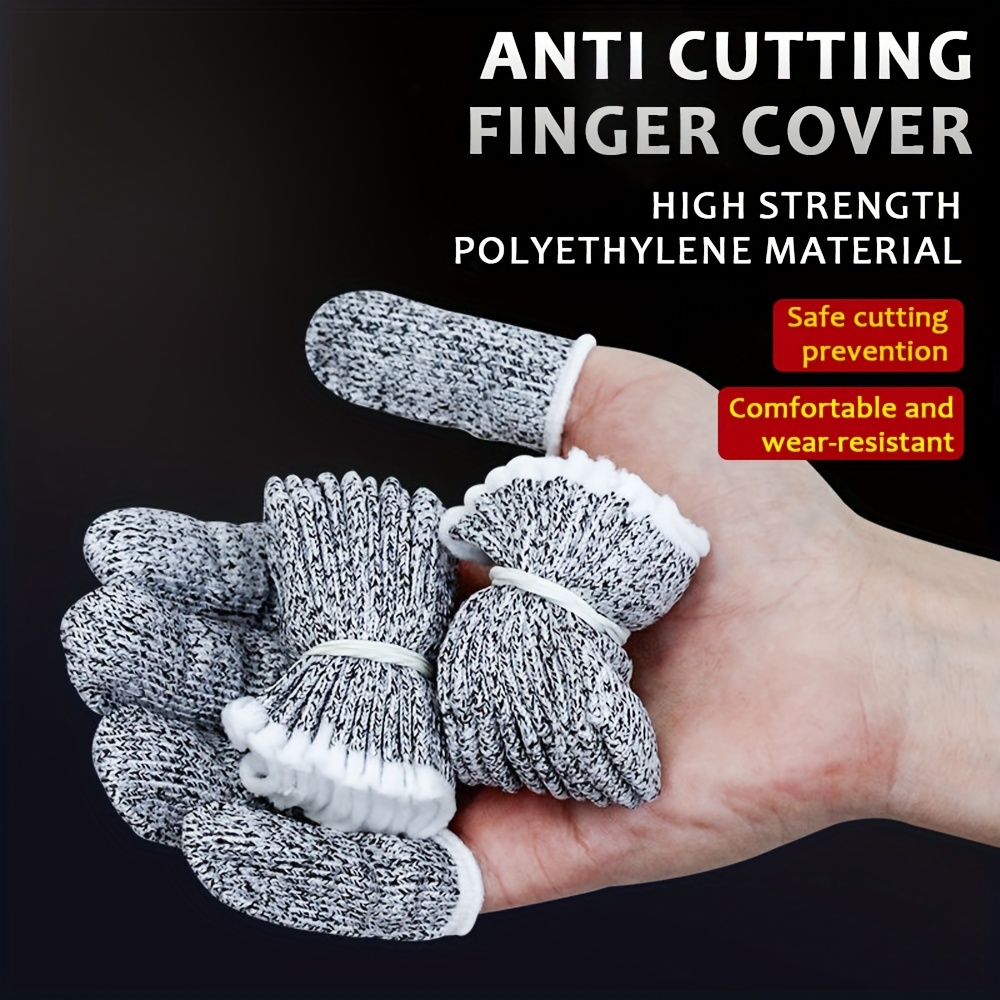 Finger Cots - Gel Finger Protectors Cut Resistant Finger Gloves