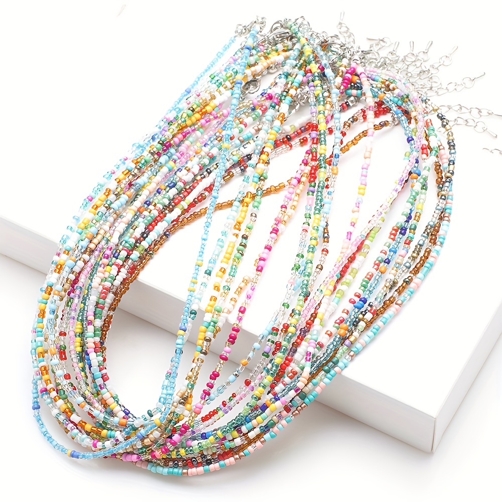 Seed Bead Necklace - Temu Canada