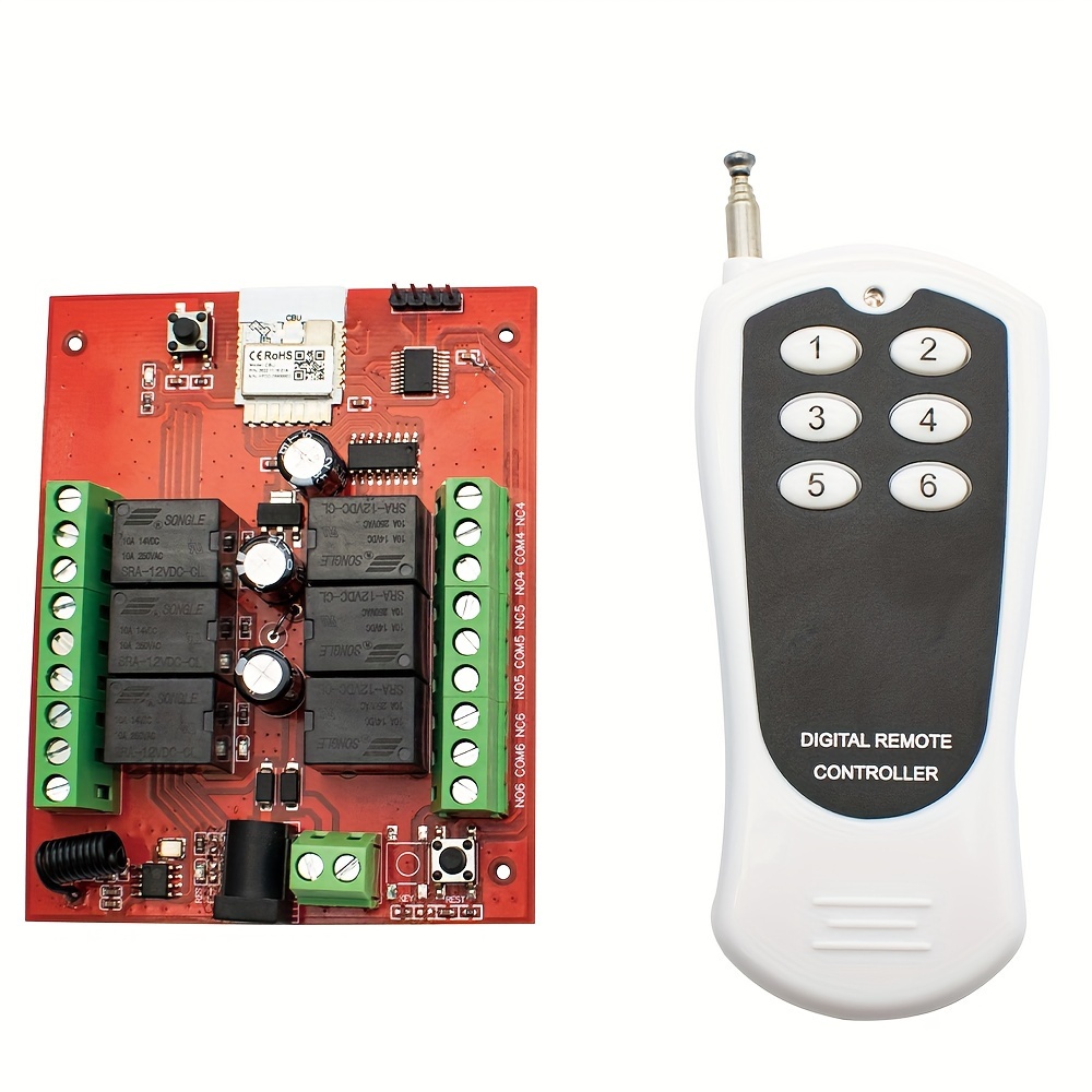 DC12V Interrupteur télécommande sans fil 433 MHz Module récepteur