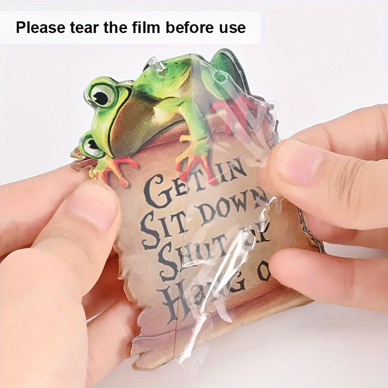 2d Frog Acrylic Pendant, Auto Accessories, Interior Rearview