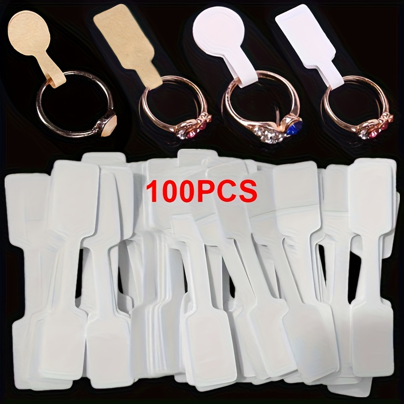 Bag Blank Paper Price Tags Stickers For Craft Necklace Ring