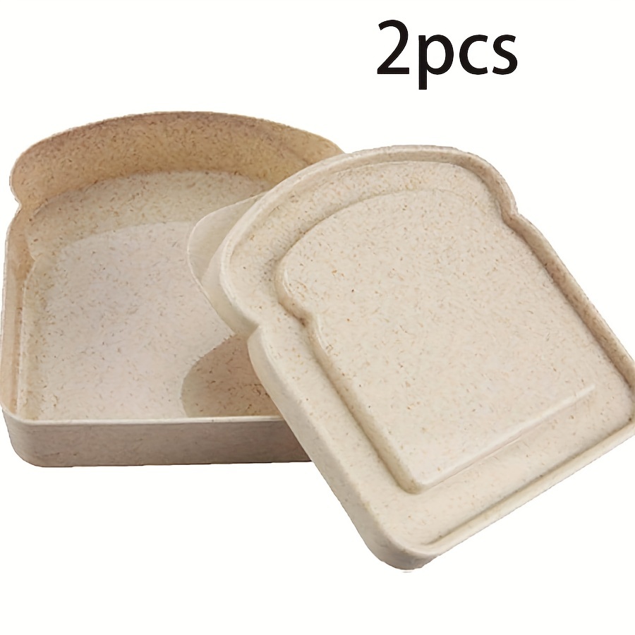 Transparent Plastic Toast Bread Storage Box, Food Storage