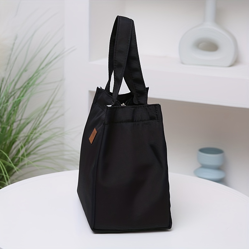 Satchel Lunch Box, Nylon Lightweight Portable Lunch Storage Bag, School  Office Picnic Lunch Handbag - Temu