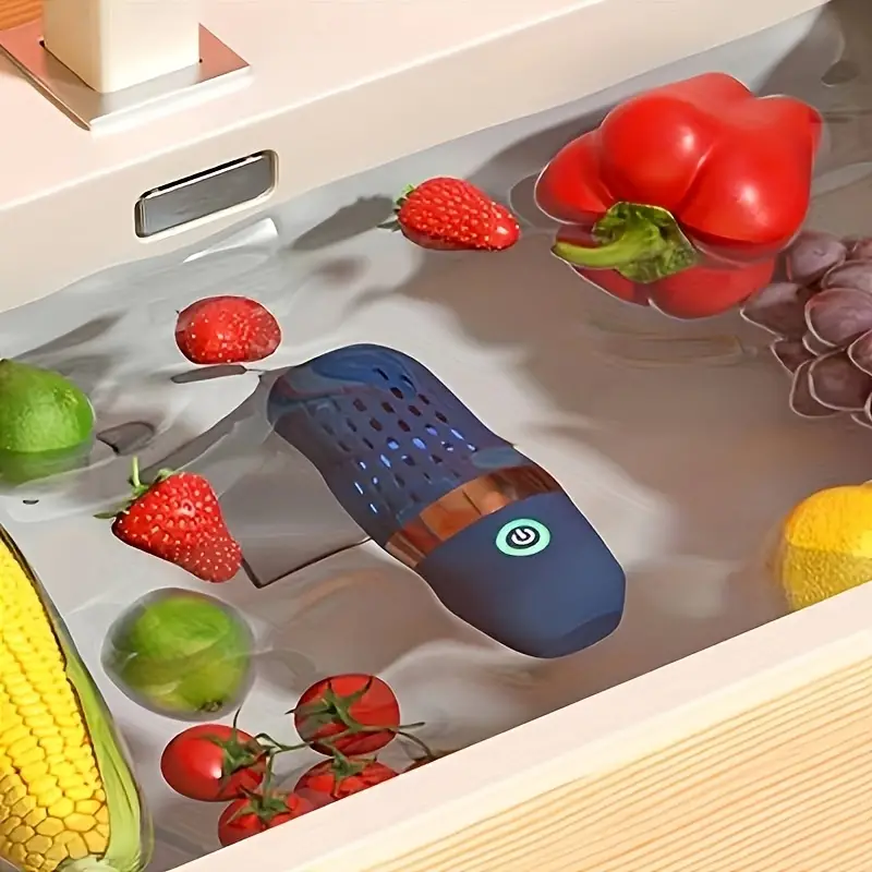 Usb Rechargeable Fruit And Vegetable Cleaner Machine Capsule - Temu