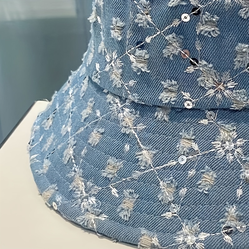 Louis Vuitton Bucket Hat Ladies Brand Sunscreen Sun Cap Outdoor Beach Hat  LV Men's and Women' in 2023