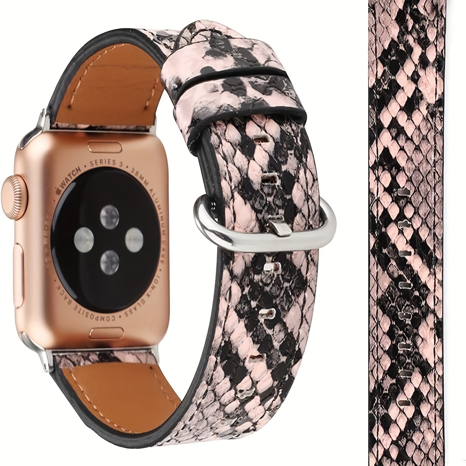 Leather strap for Apple watch Ultra 49mm band 44mm 40mm 45mm 41mm 38mm 42mm  Genuine luxury bracelet iWatch series 8 7 6 5 4 3 SE