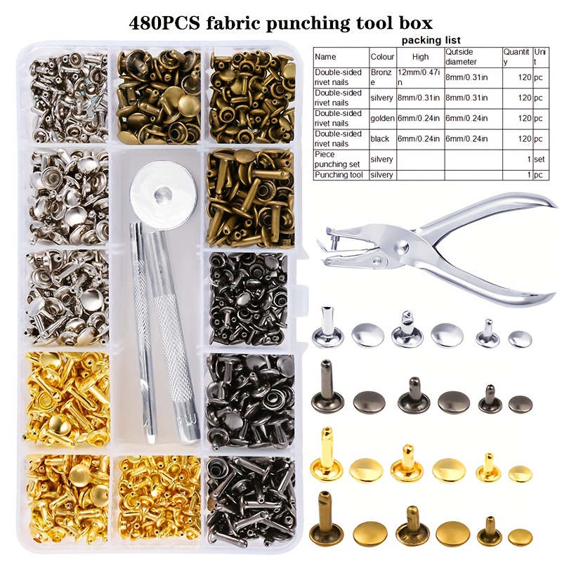 Fabric rivet clearance tool