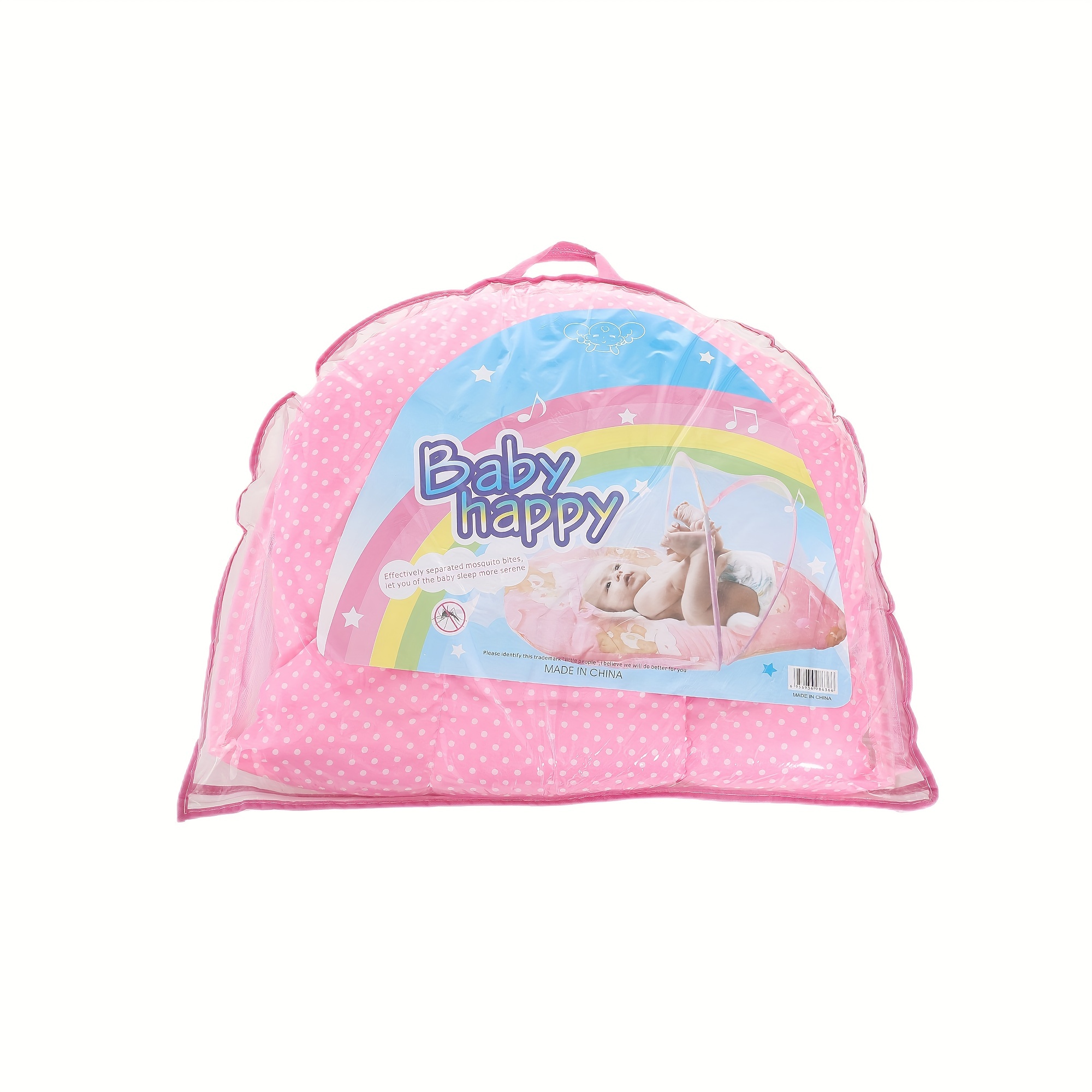 Polka Dot Mosquito Net Bed for Kids, Fun and Functional