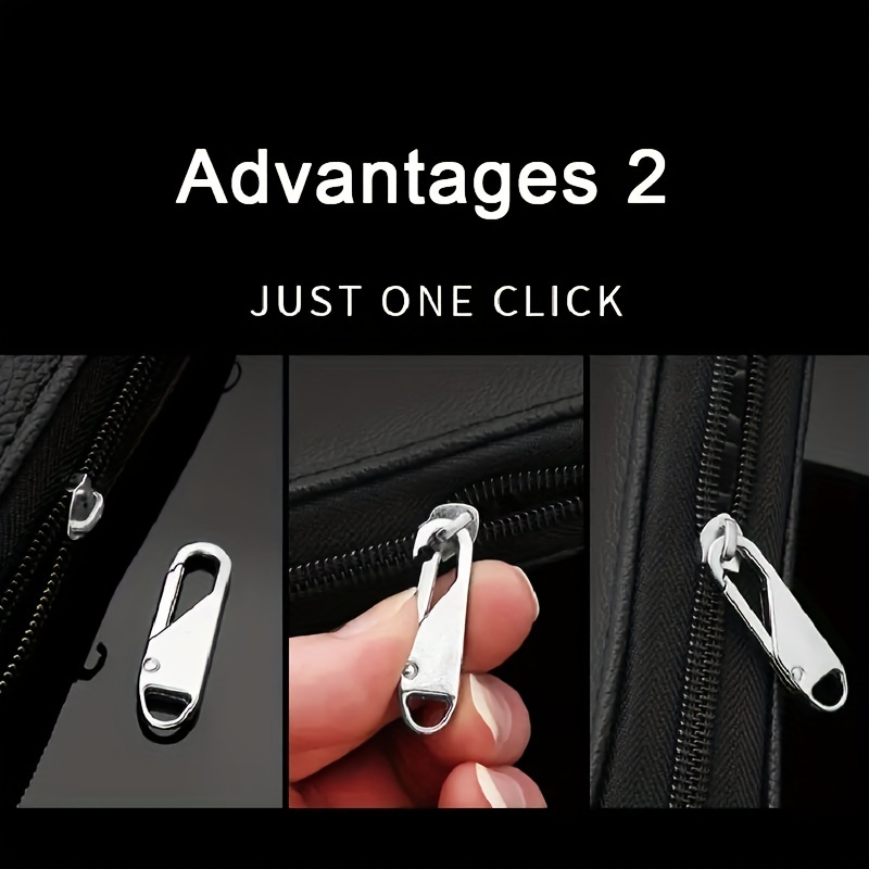 Zipper Slider Puller Instant Zipper Repair Kit Replacement - Temu