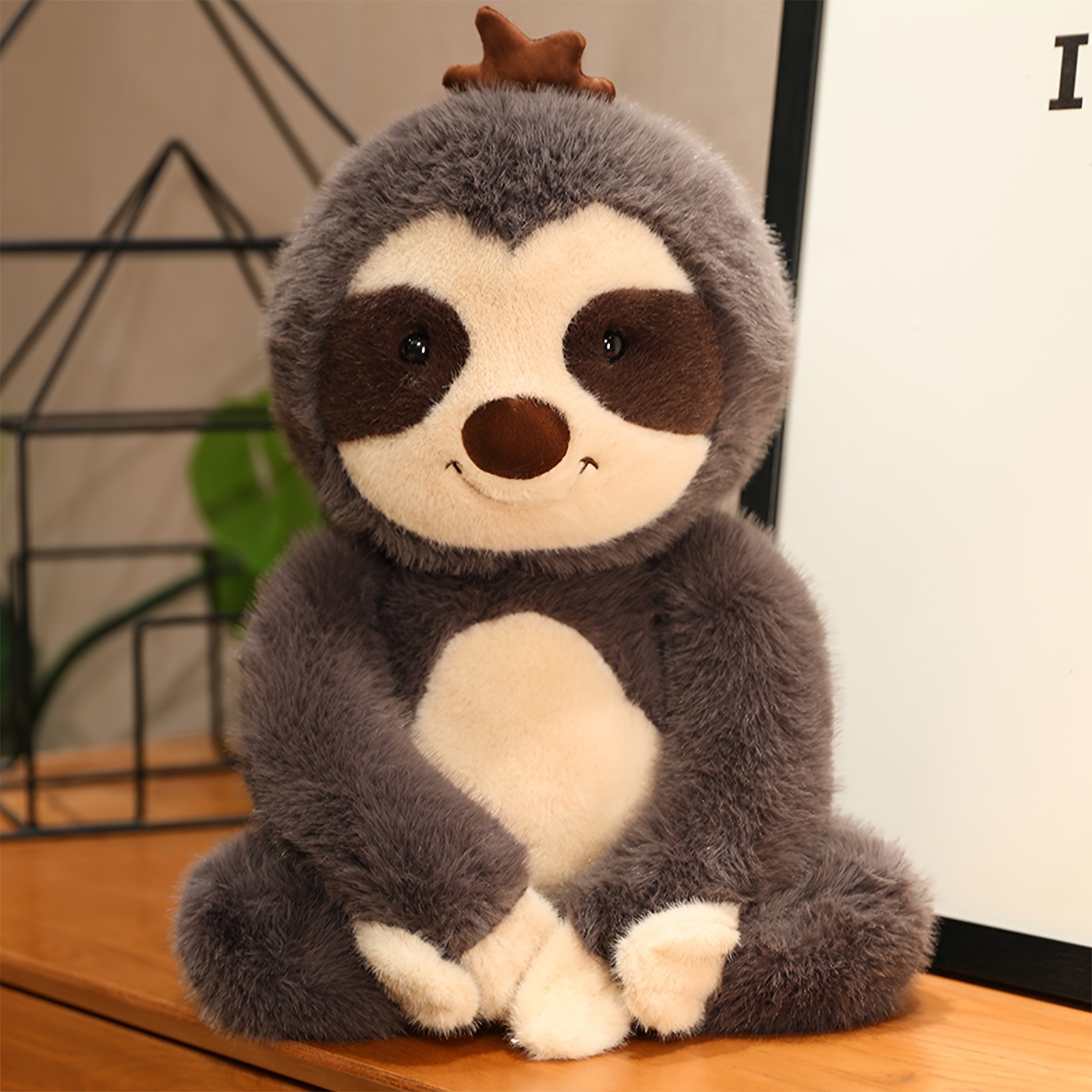 Brown Sloth Plush Toy Stuffed Animal