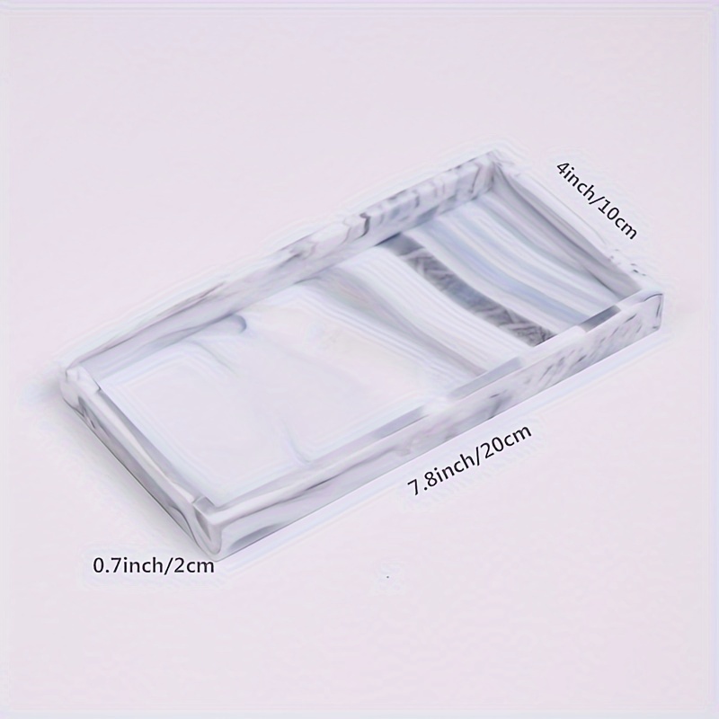 1pc Silicone Storage Tray For Sink, Kitchen, Bathroom, Makeup, Jewelry And  Keys