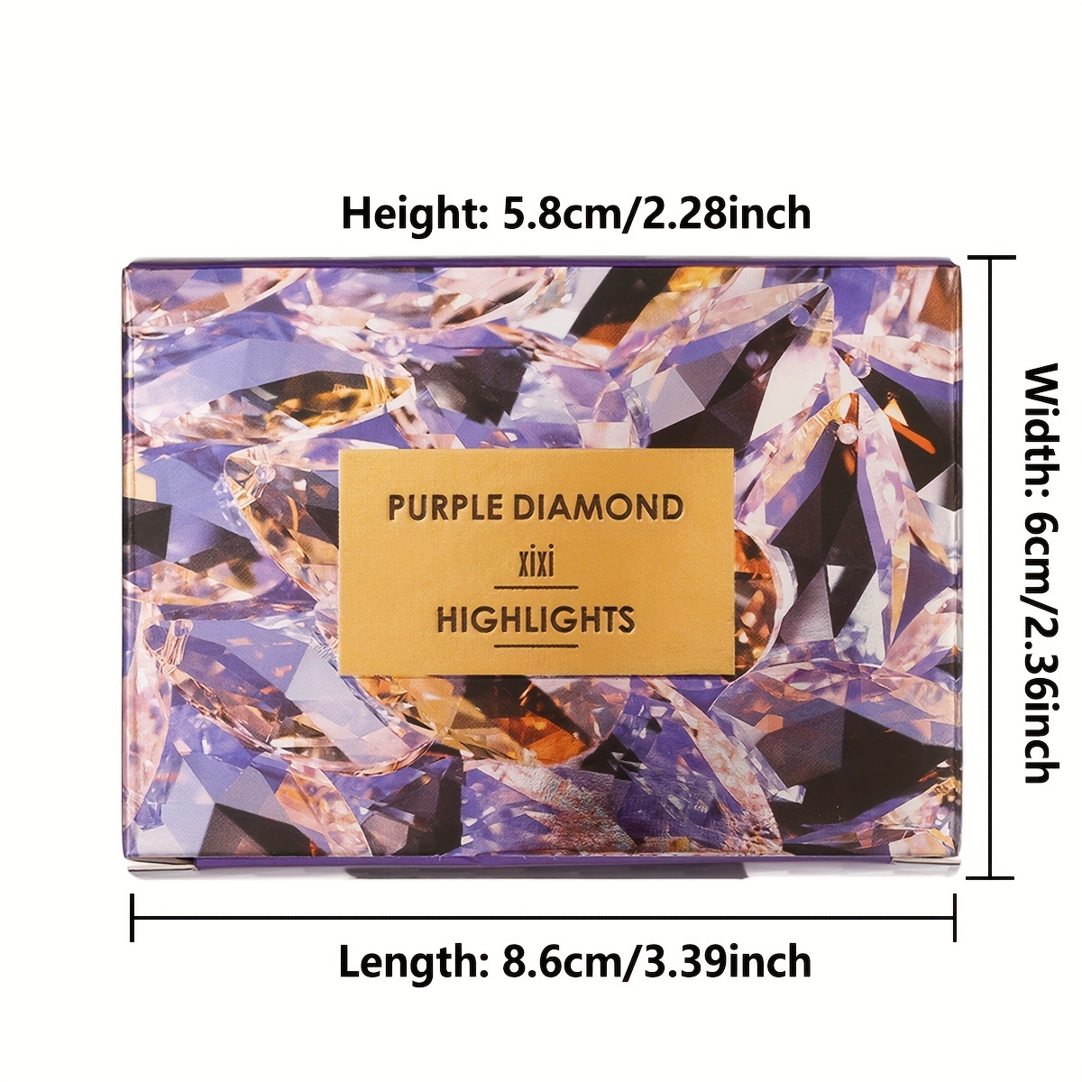 Purple Highlighter Powder Contouring High Gloss Retouching - Temu