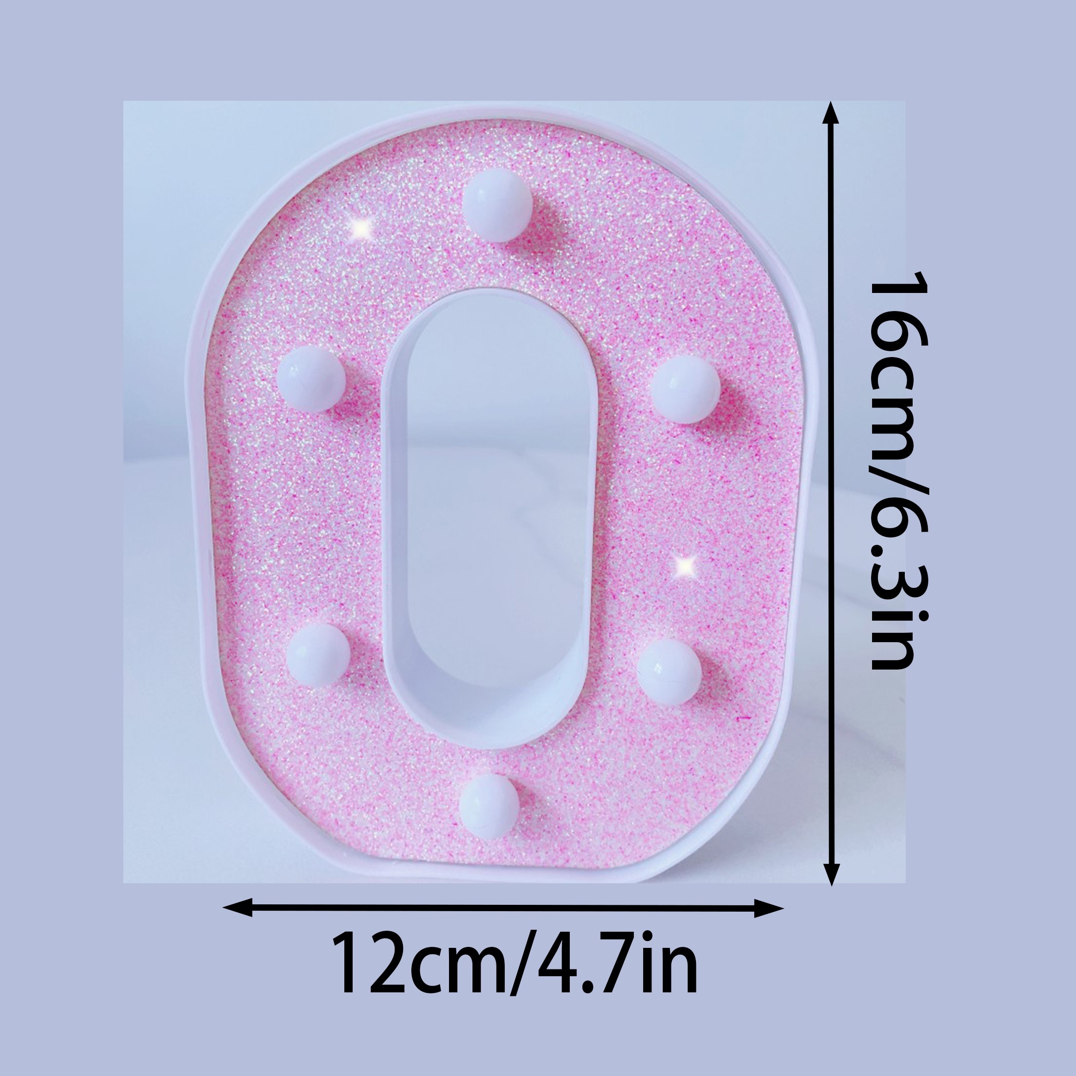 Light Pink Letter D | Sticker