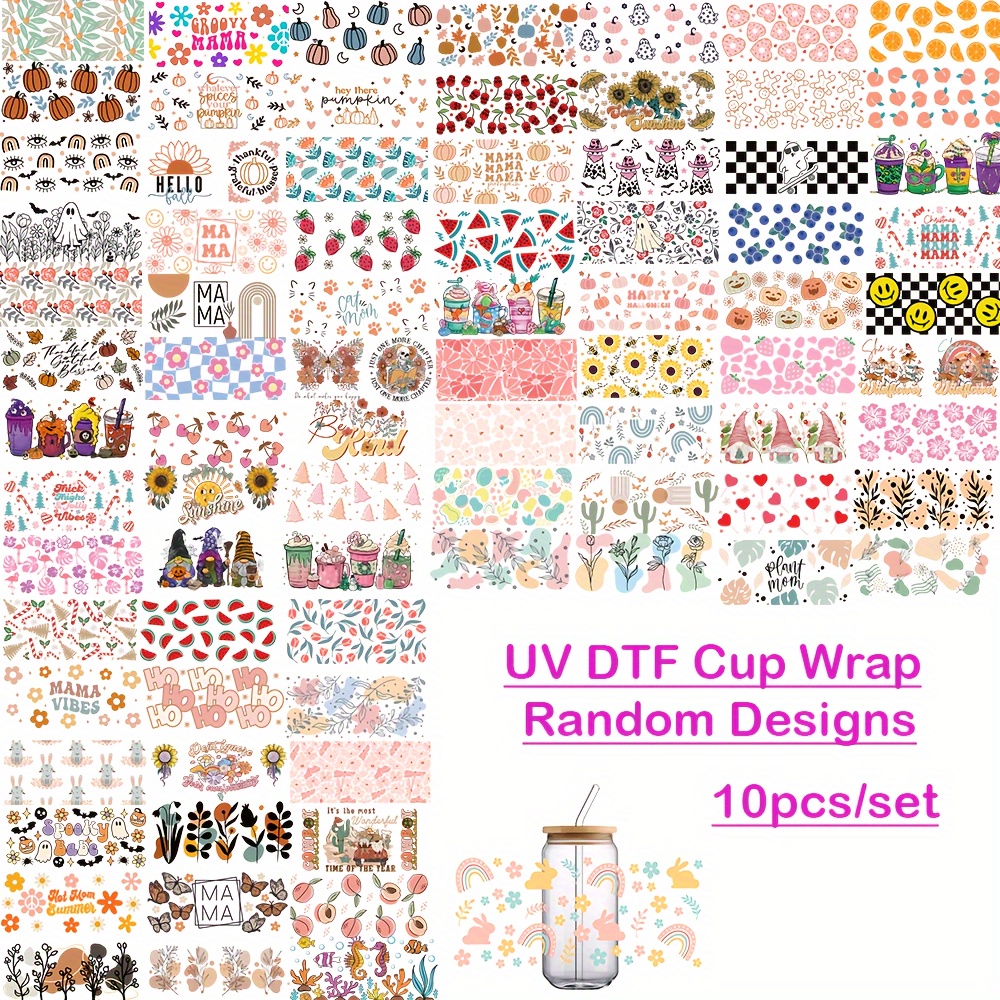 Custom UV DTF Cup Wrap, Uv Dtf, Uv Dtf Wraps, Uv Dtf Transfer 