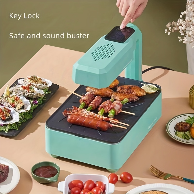 Electric Barbecue Grill Household Smoke-Free Skewers Machine