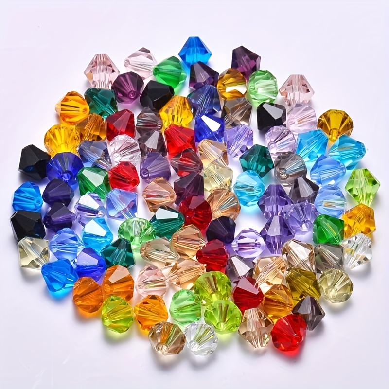Mixed 28 Colors Glass Crystal Beads For Jewelry Making Diy - Temu