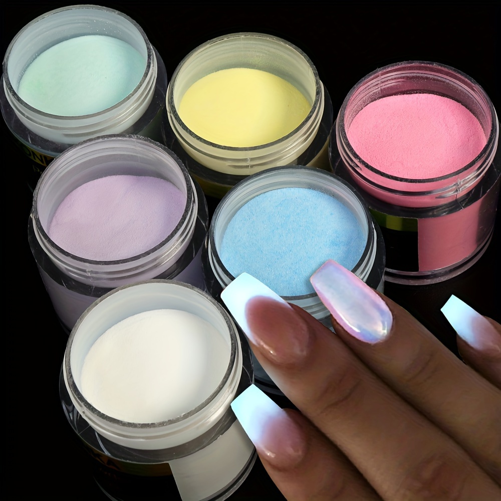 10ml Luminous Acrylic Powder Glow in Dark Dipping Powder Glitter