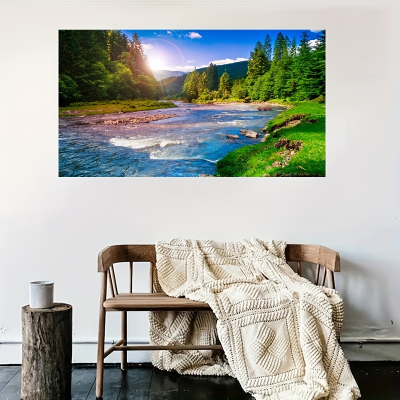 Canvas Print Painting Large Landscape Wall Art Decor For - Temu