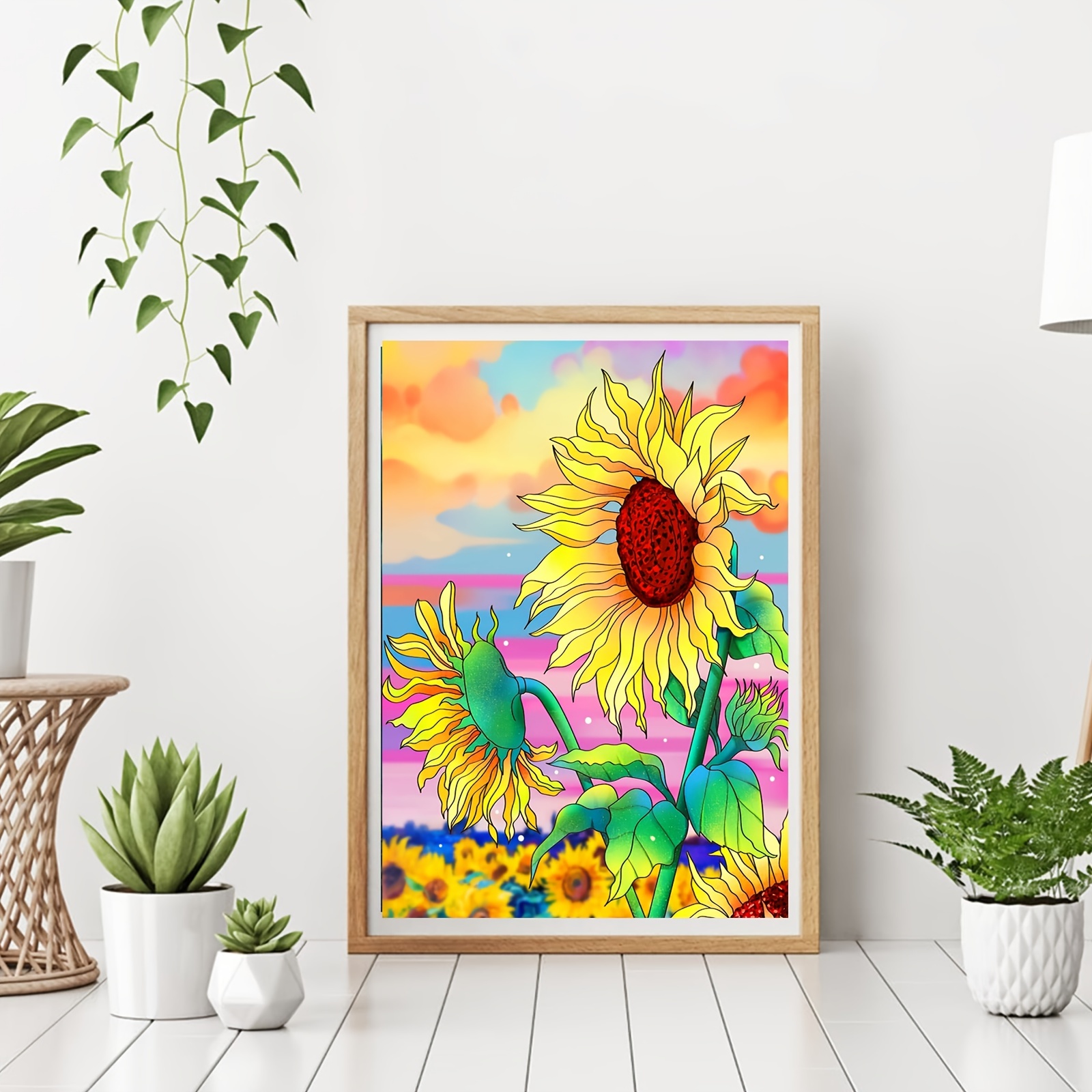 Sunflower Diamond Painting Kits for Adults - Art Beginner, 5D DIY Full  Drill Dots Paintings with Diamonds Gem and Crafts Home Wall Decor  11.8x15.7inch