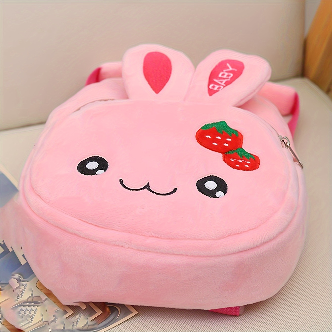 Cartoon Kindergarten School Bag Bunny Doll Girl Small Backpack