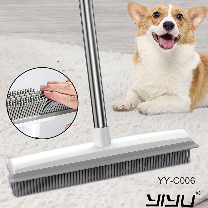 Floor Cleaning Brush Silicone Scraper Bench Floor Scraper Pet Hair