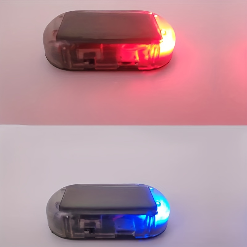 Car Anti Theft Alarm with Solar &USB Charging Red Light Flicker