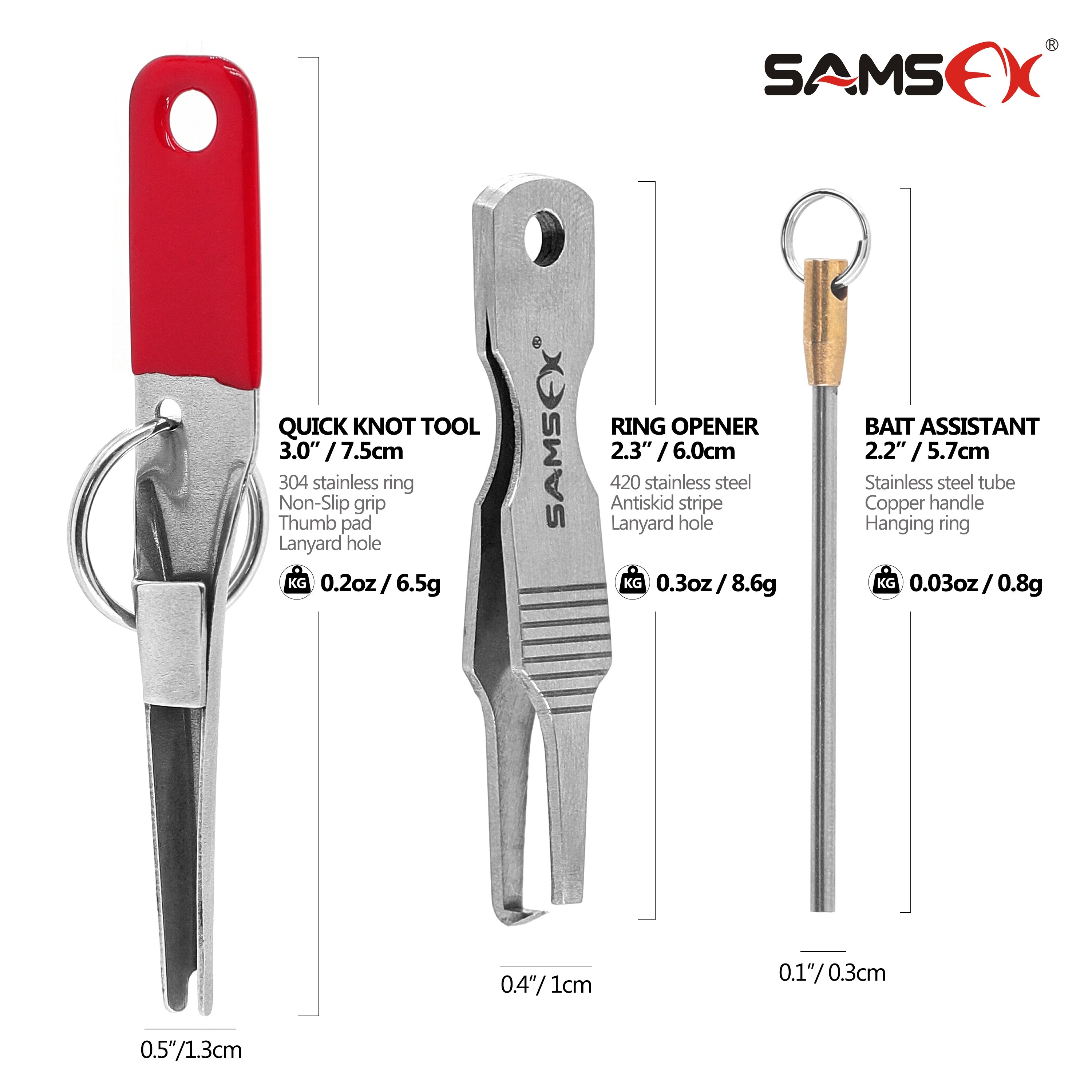 Samsfx Fishing Tool Kits Stainless Steel Knot Tying Tool - Temu Philippines